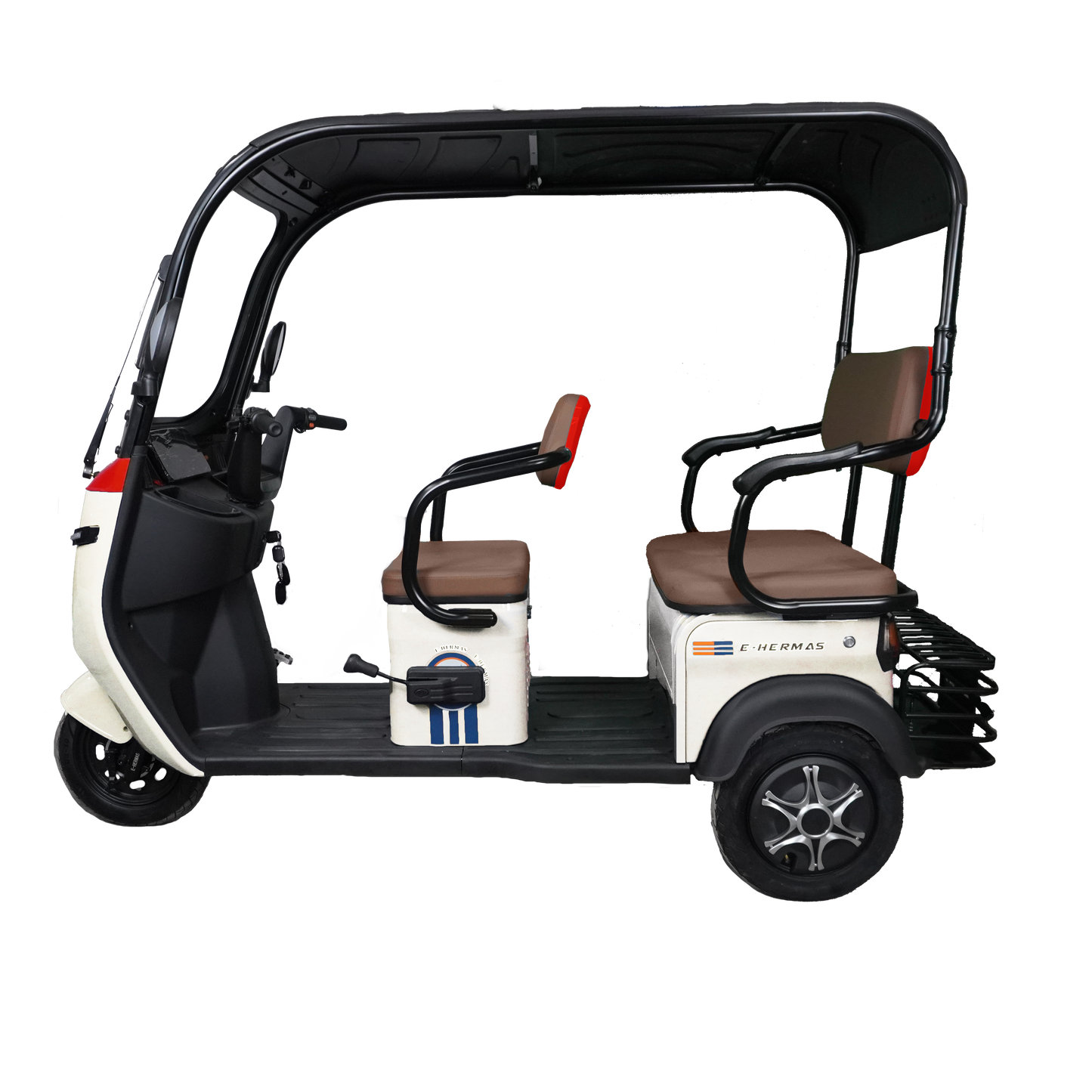 Triciclo Eléctrico con toldo E-Hermas C70