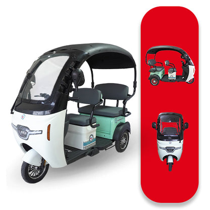 Triciclo Eléctrico con toldo E-Hermas C90