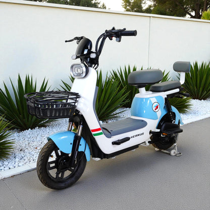 Bicicleta Eléctrica E-Hermas Chocolate