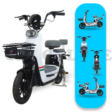 Bicicleta Eléctrica E-Hermas Chocolate